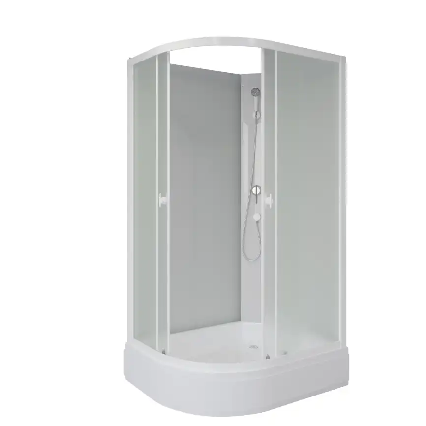 Душевая кабина Niagara Promo 110х80х200 P110/80/26R/MT/BK средний поддон, без гидромассажа фото 2