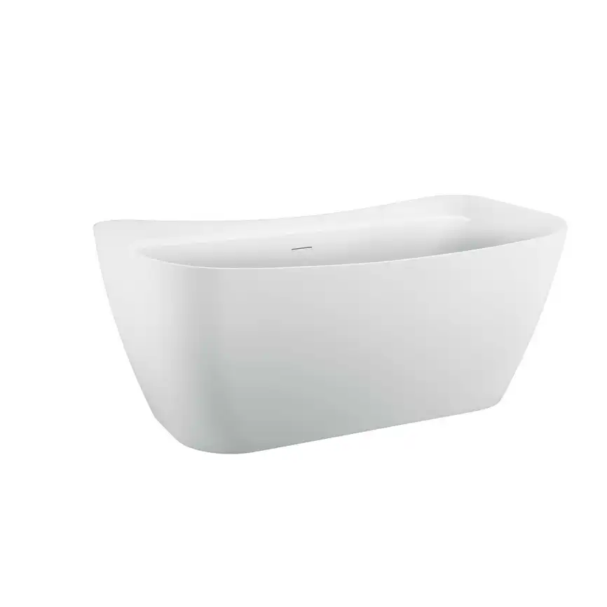 Акриловая отдельностоящая ванна Aquatek Амадео 170х78 см, AQ-197778, белая глянцевая фото 3