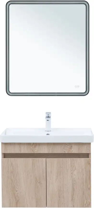 Тумба под раковину Aquanet Оптима 70 дуб светлый, 344804 фото 9