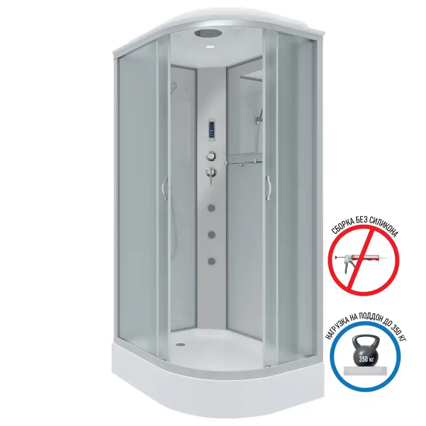 Душевая кабина Niagara Classic 120х80х215 NG-3312-14LF низкий поддон, с гидромассажем, 33121423LF фото 1