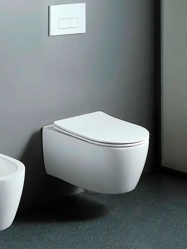 Подвесной унитаз Aquatek Европа AQ1106L-00 безободковый, с сиденьем микролифт, Белый фото 7