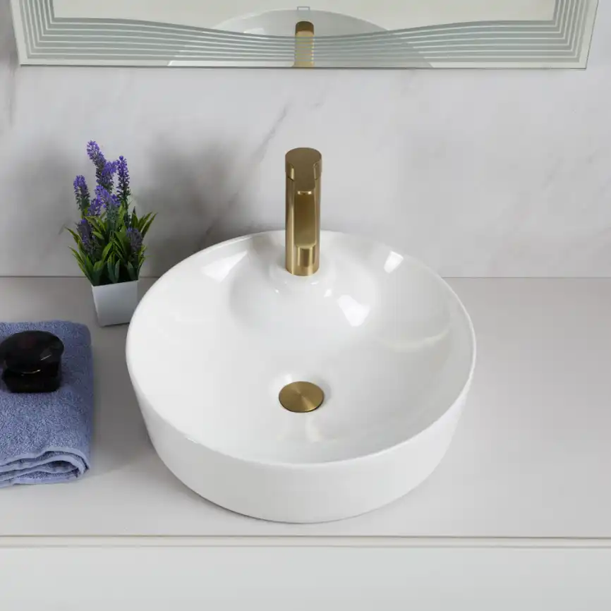 Раковина накладная BelBagno 430х430х130 BB1306, цвет Белый фото 5