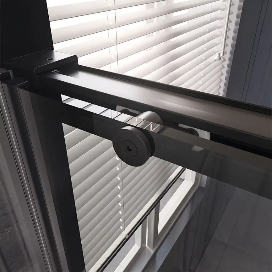 Душевой уголок  Veconi Premium Trento 130х80 PTC40-SP-13080-B-01-C4, стекло Прозрачное профиль Черный фото 4