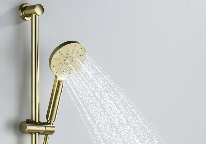 Душевой гарнитур Aquatek Оберон AQ2016BG, Золото матовое фото 8