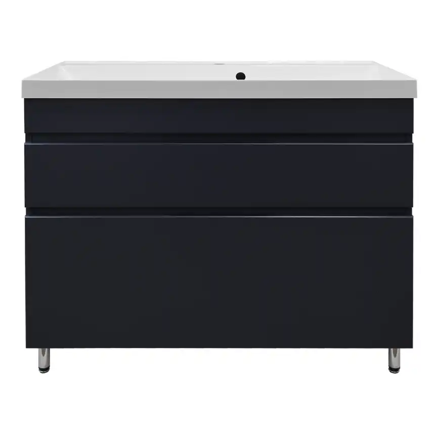 Тумба с раковиной Azario Эстима 100 CS00094591, напольная, Графит фото 3