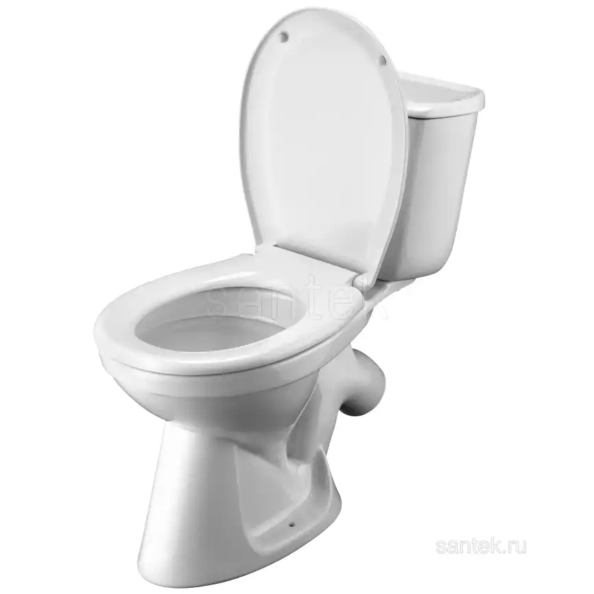 Унитаз-компакт Santek Бриз с диагональным выпуском, эконом- 1 реж., полипропилен, 1WH202569 фото 2