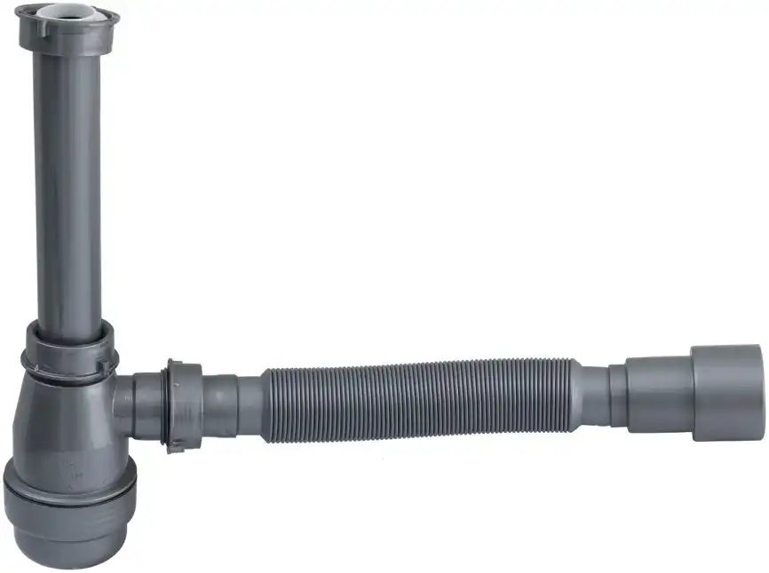 Сифон для раковины Aquanet d40/50 c накидной гайкой 5/4 фото 1