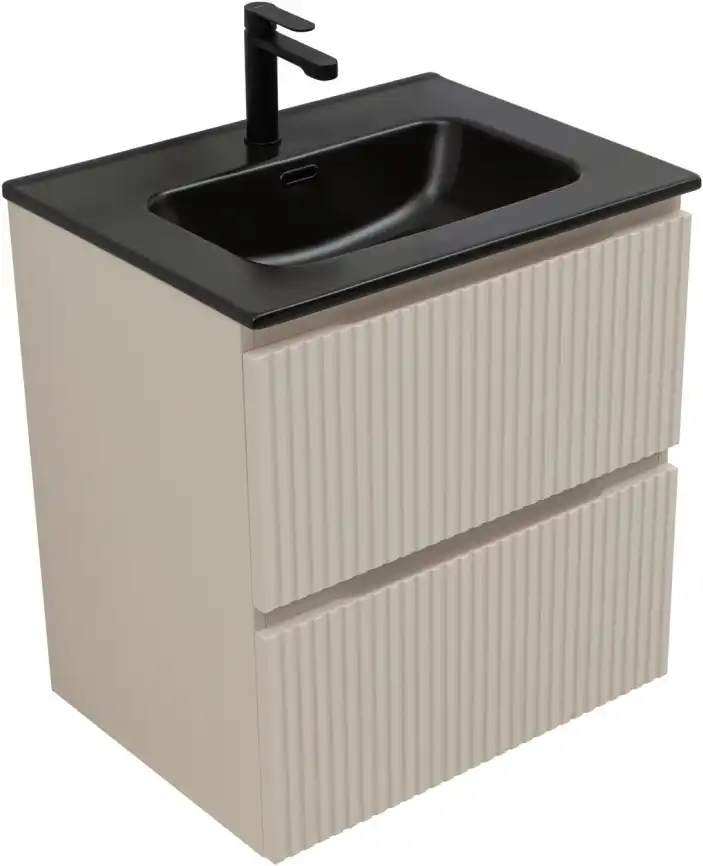 Тумба под раковину Aquanet Джейн (Flat) 60 бежевый, 343975 фото 5