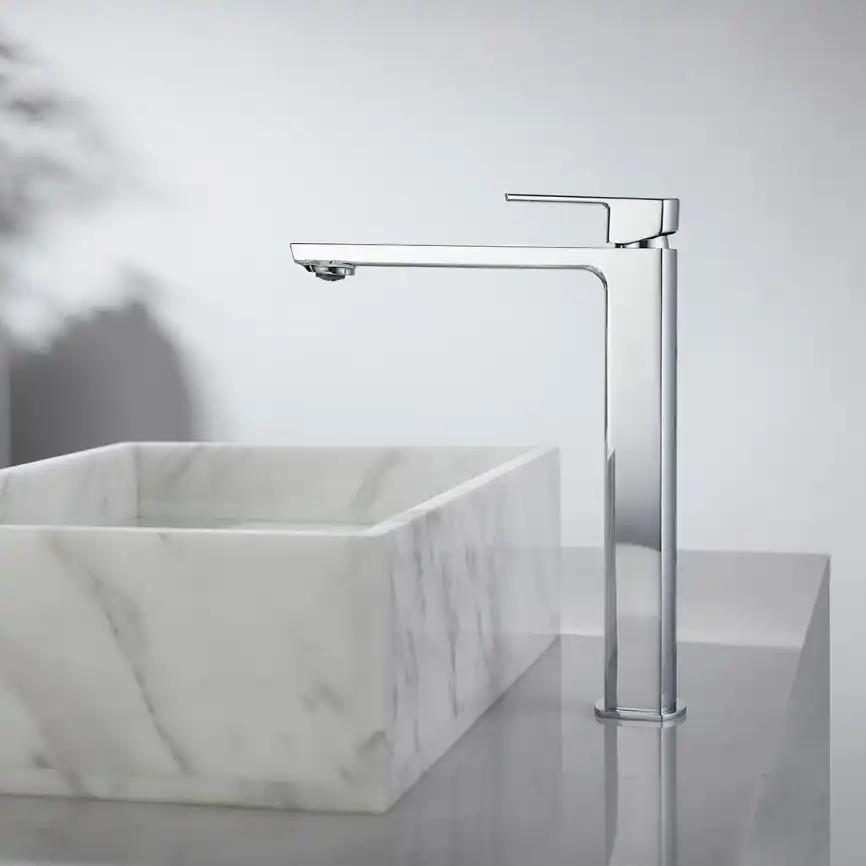 Смеситель для накладной раковины Vincea Next VBF-1N2CH однорычажный, хром фото 5