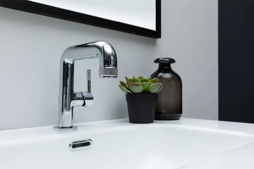 Смеситель для раковины Allen Brau Reality 5.32001-00, однорычажный, цвет Хром фото 6