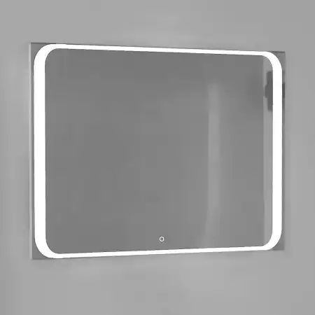 Зеркало Jorno MODUL 100х70 Mоl.02.92/W с подстветкой, сенсорный выключатель фото 2