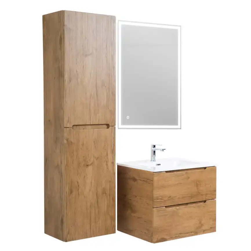 Тумба под раковину BelBagno ETNA-600-2C-SO-RN-P подвесная Rovere Nature фото 11