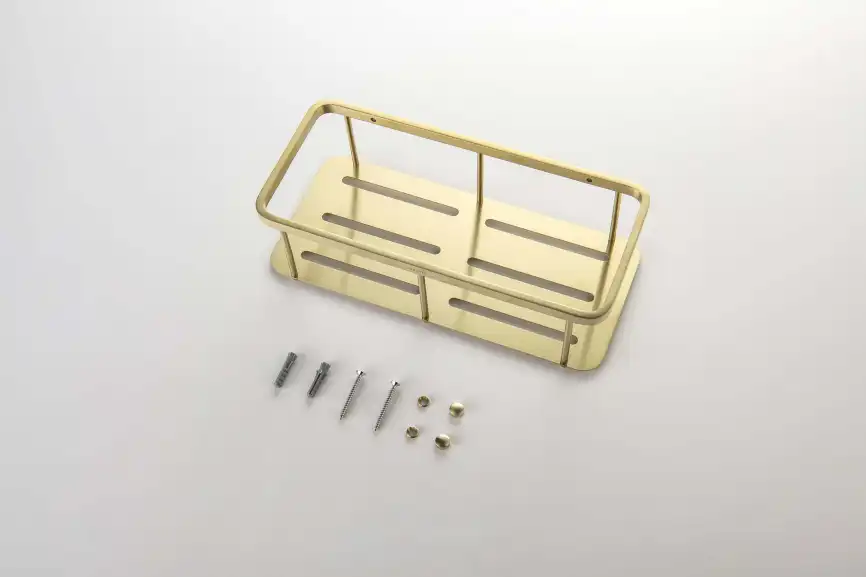 Полка для душа Aquatek AQ4936BG, Золото матовое фото 3