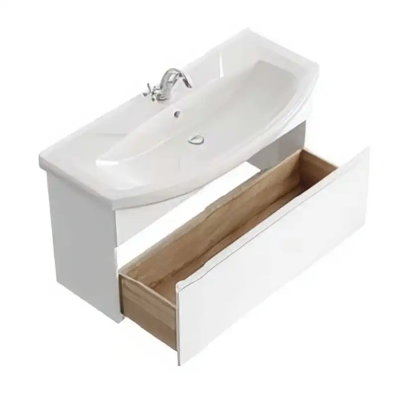 Тумба с раковиной подвесная Aqwella Rodos 105 см, ROD01101, цвет Белый фото 4