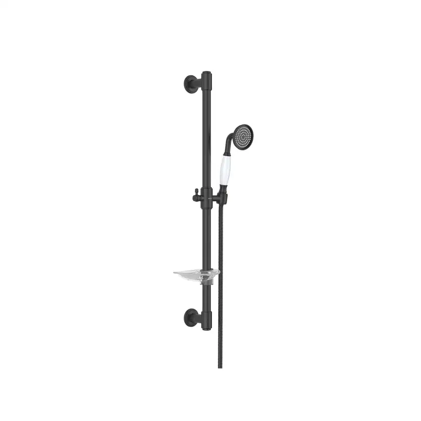 Комплект смесителей для ванны Aquatek Классик AQ1530MB, 3 в 1 однорычажный, Черный матовый фото 7