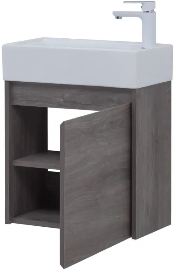 Тумба под раковину Aquanet Nova Lite 50 дуб рошелье (1 дверца) 298854 фото 7