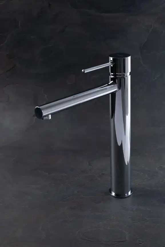 Смеситель для накладной раковины Allen Brau Glority 5.51002-00, однорычажный, высокий, Хром фото 6