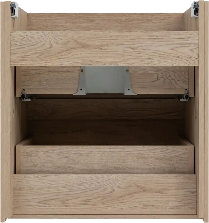Тумба под раковину Aquanet Милан 60 дуб светлый, подвесная, 336382 фото 9