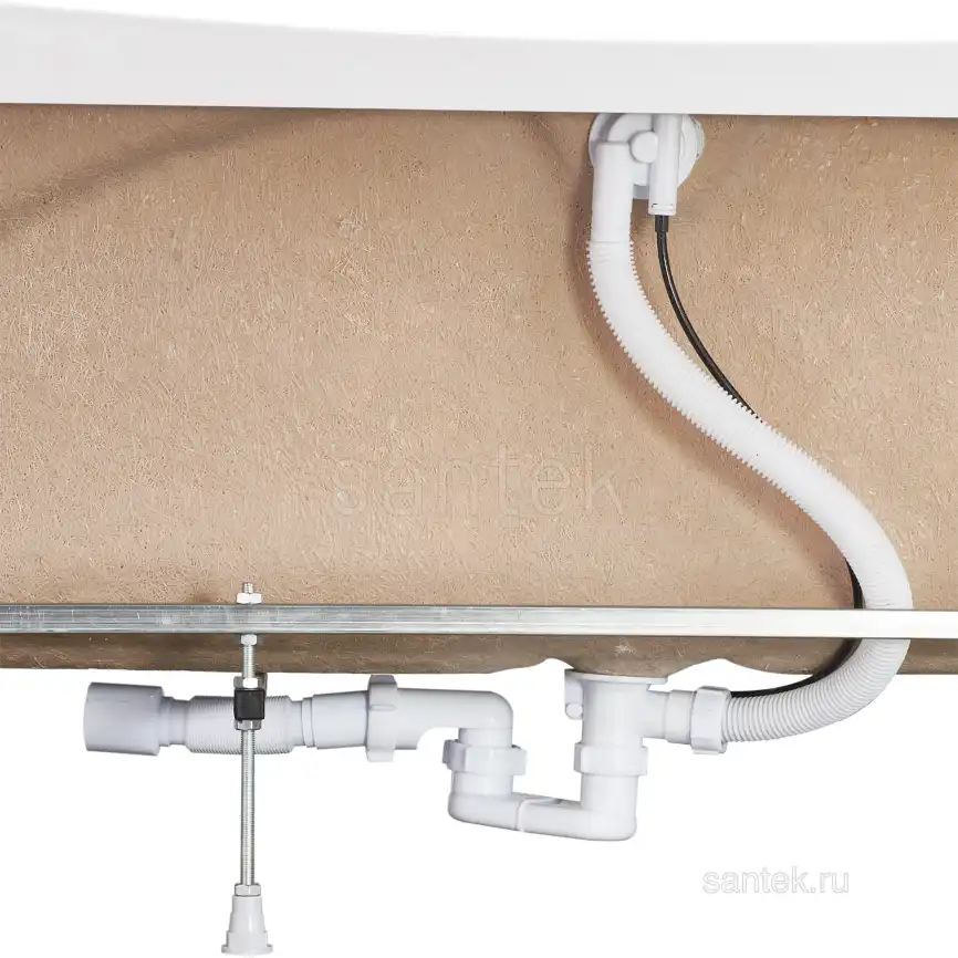 Акриловая ванна Santek Корсика 180х80 1WH111981 прямоугольная, Белая фото 7