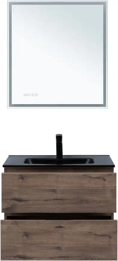 Тумба под раковину Aquanet Алвита New 70 2 ящика, дуб веллингтон табак 334185 фото 8