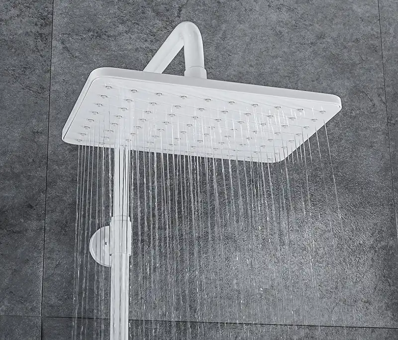 Душевая система Gappo G2491-8 с тропическим душем и термостатом, Белый / Хром фото 2