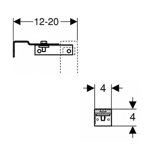 Комплект крепления инсталляций к стене Geberit Duofix 111.839.00.1 фото 3