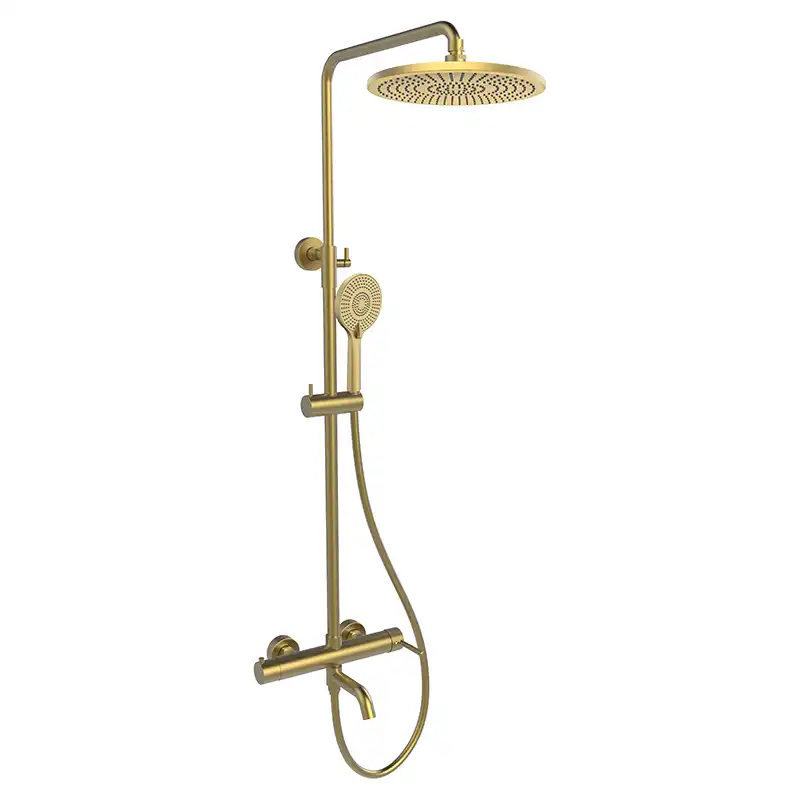 Душевая система AVS Slimmer 811-122-BG, брашированное золото фото 2