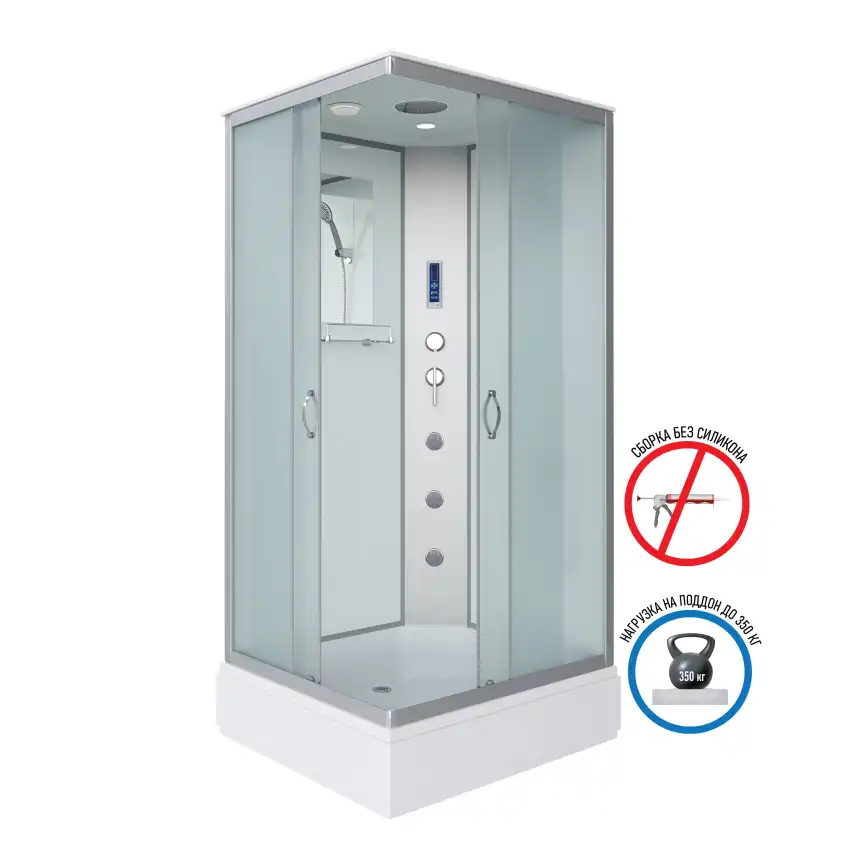 Душевая кабина Niagara Classic 100х80х215 NG-33084-14QF средний поддон, с гидромассажем, 330844QF фото 1