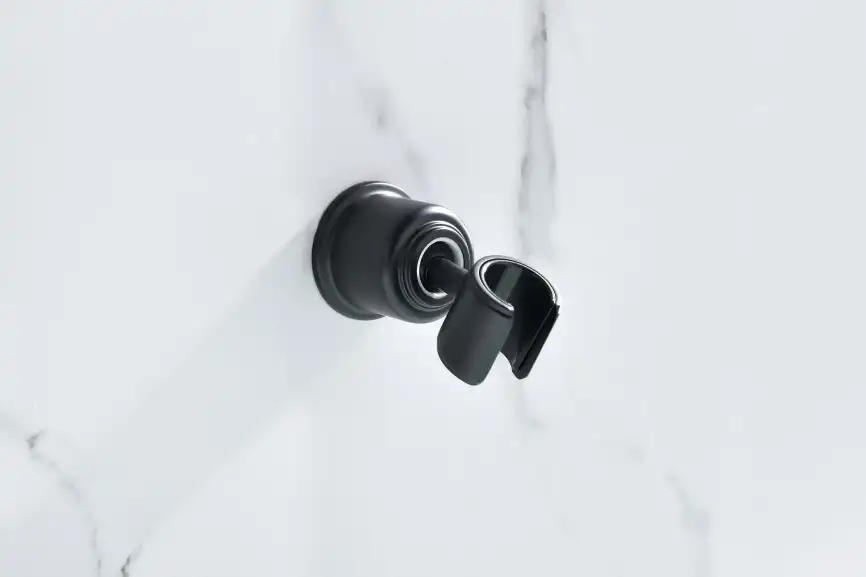 Держатель ручного душа Aquatek КЛАССИК AQ2407MB, Черный матовый фото 4