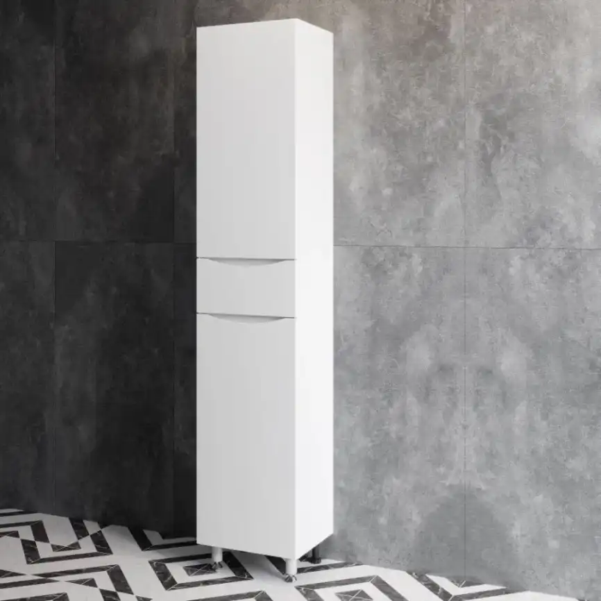 Пенал AURA ПАЛЕРМО 40-1 напольный корзина левый фото 1