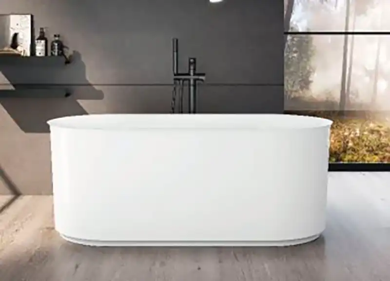 Акриловая отдельностоящая ванна Aquatek Модена 170х78 см, AQ-1163778, белая глянцевая фото 4