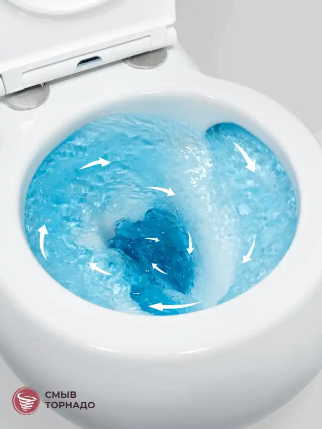 Подвесной унитаз CEZARES GRANDE CZR-308-TH-TOR/SC, со смывом TORNADO, с сиденьем микролифт фото 8