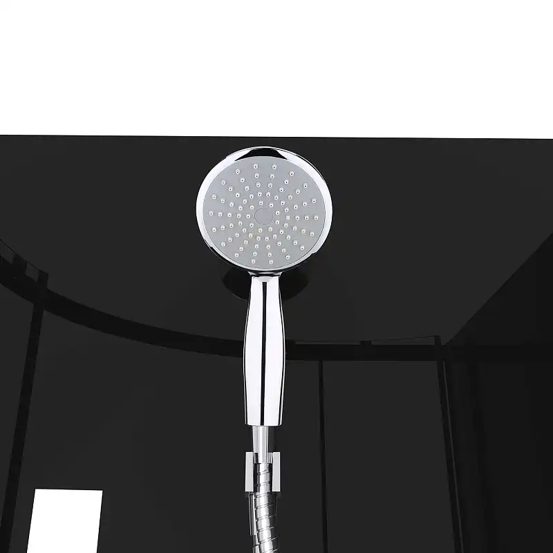Душевая кабина Loranto NEO 90x90x190 с низким поддоном 15см, профиль черный-матовый, CS-21801BP фото 7
