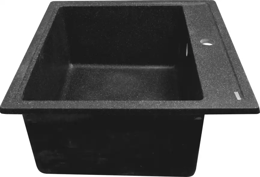 Кухонная мойка AZARIO Litos 570x505x200 искусственный мрамор, цвет Черный (CS00078325) фото 2