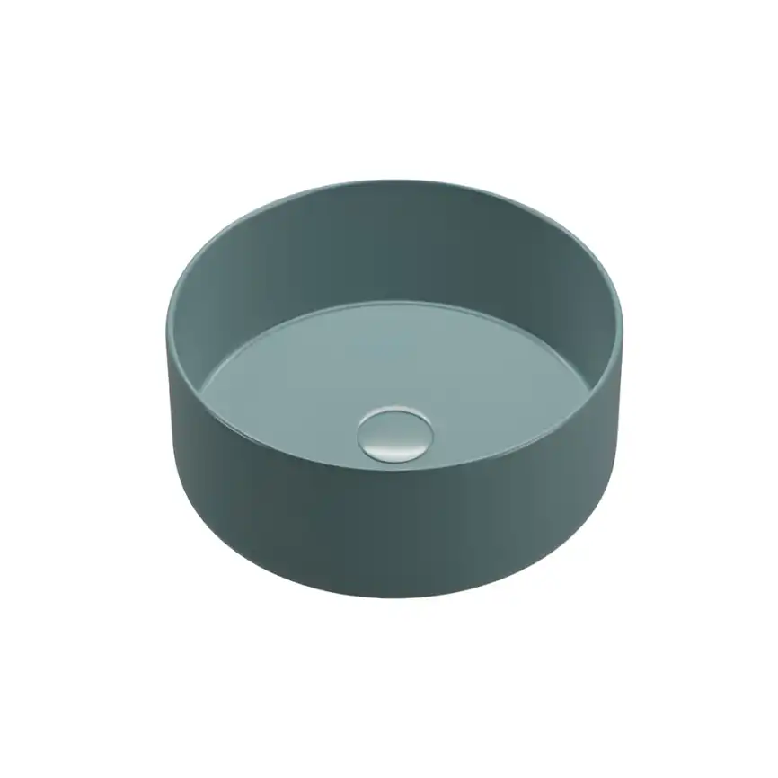 Раковина AVS Лилиан 36x36 зеленая матовая фото 1