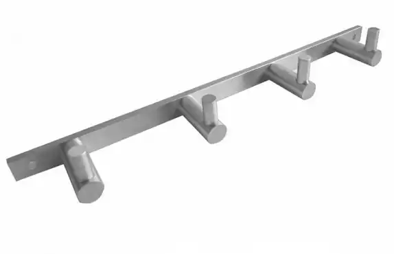 Планка с 4-мя крючками 27 см BEMETA NEO Нержавеющая сталь 104606105 фото 1