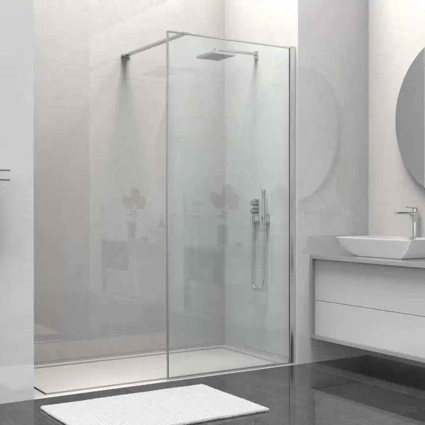 Душевая перегородка Vincea Walk in HS 100 VSW-1HS100CL, профиль хром, стекло прозрачное фото 1