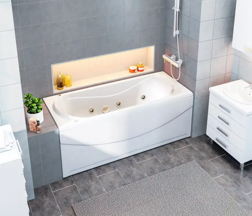 Акриловая ванна Bas Атланта 170x70 без гидромассажа фото 3