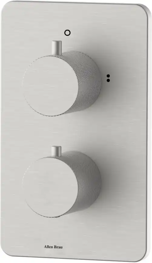 Смеситель для ванны Allen Brau Priority 5.3U123-BN (с внутренней частью, 3 выхода) никель браш фото 1