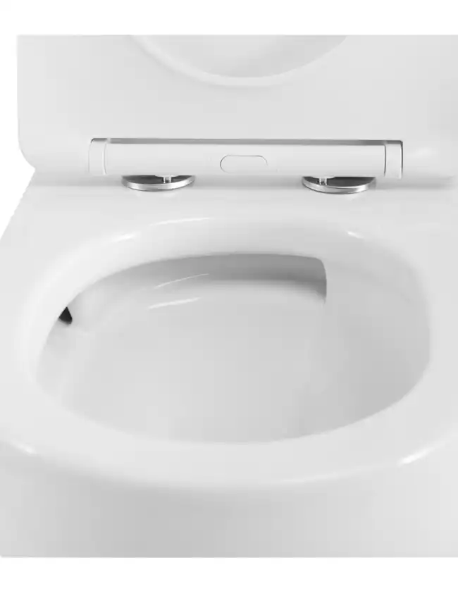 Подвесной унитаз CEZARES STYLUS-TOR CZR-546-TH-TOR/SC, со смывом TORNADO, с сиденьем микролифт фото 14