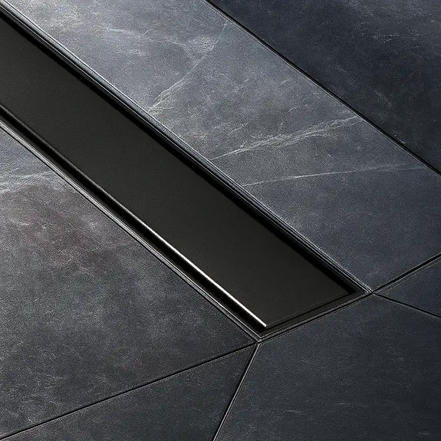 Душевой лоток BETTOSERB Compact Line 650 Matte Black 13702510BM, Черный матовый фото 1