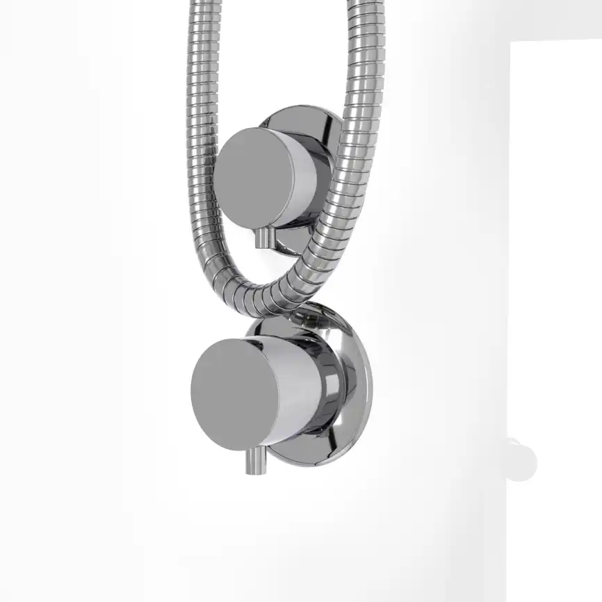 Душевая кабина Loranto 90х90 низкий поддон, прозрачное стекло, профиль Черный, CS-22109 фото 7