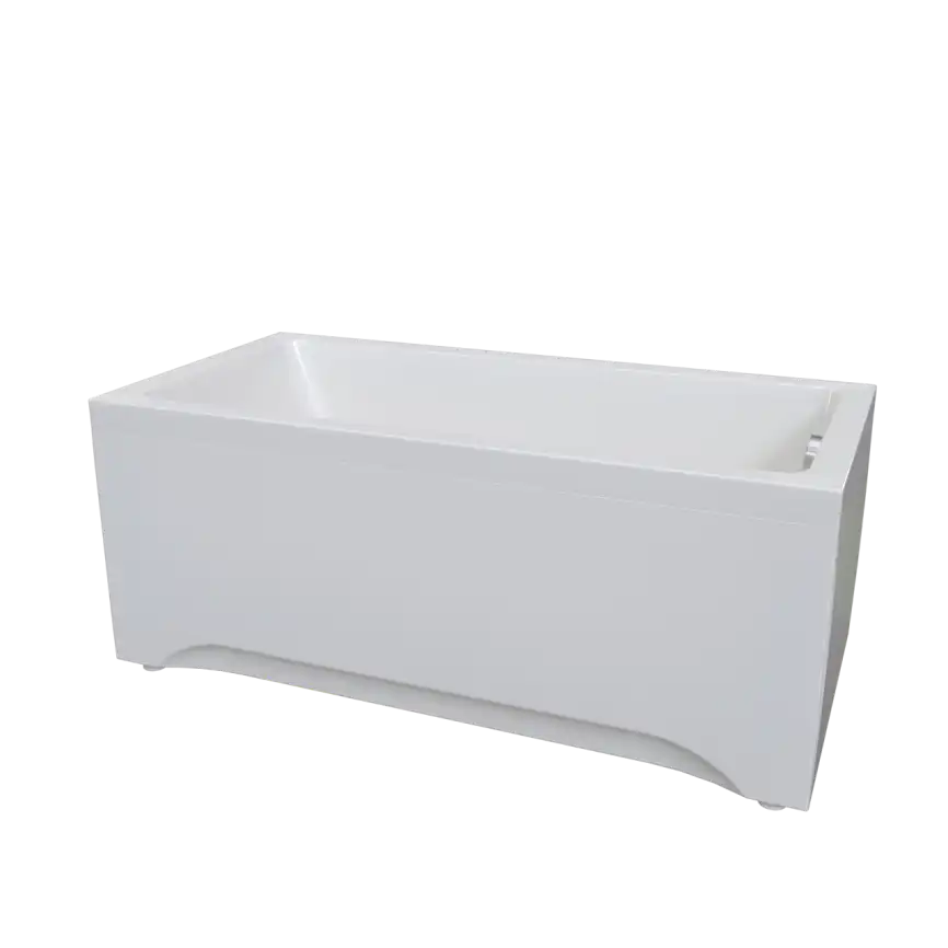 Акриловая ванна Radomir Джоанна 140х70 (2-01-0-0-1-252Р), на каркасе, белая фото 8