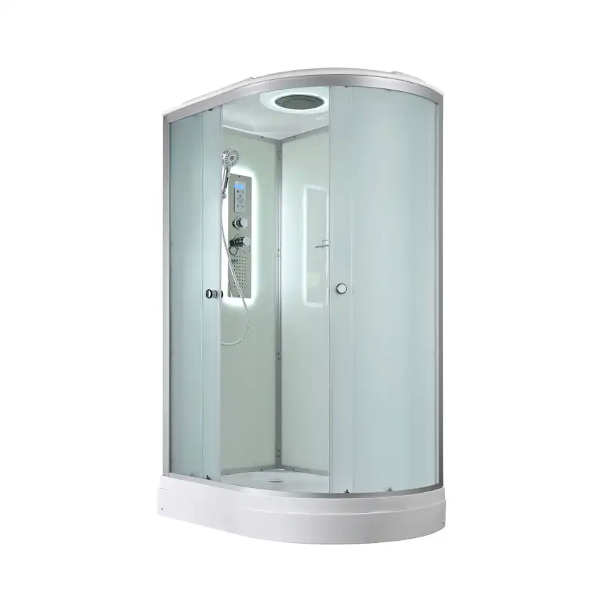 Душевая кабина AvaCan D2012LLED 120x80 см, низкий поддон, с крышей, левая фото 1