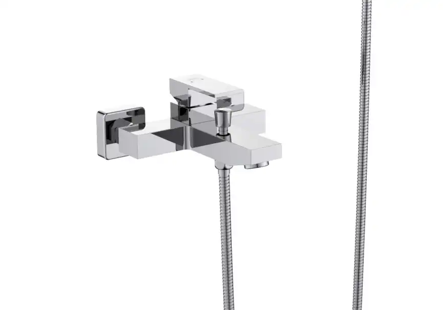 Смеситель для ванны Aquatek Либра AQ1649CR, однорычажный, с коротким изливом, Хром фото 1