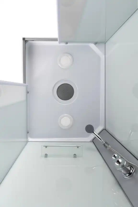 Душевая кабина Loranto 100х80 CS-5180-13L F, низкий поддон, цвет профиля сатин фото 5