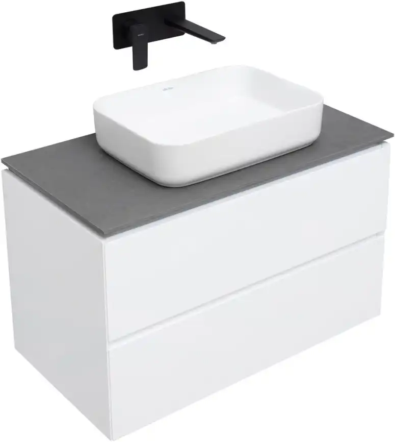 Тумба под раковину Allen Brau Infinity 85 1.21001.WM белый матовый фото 14