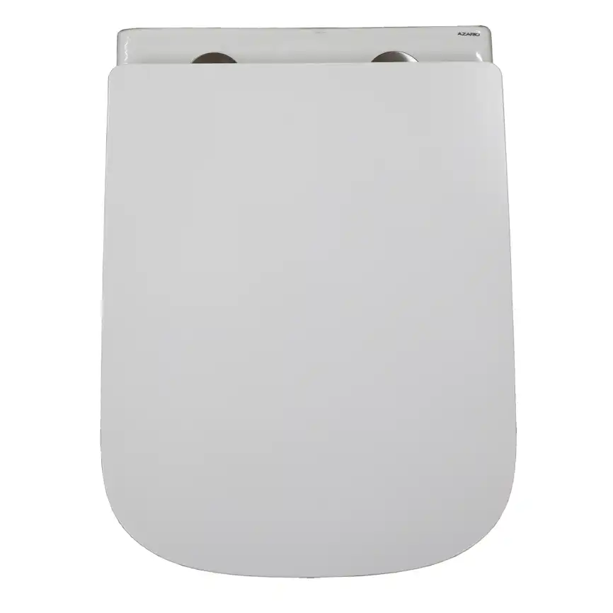 Подвесной унитаз Azario Armonia AZ-2403 безободковый, смыв Торнадо, в комплекте с сидением микролифт, Белый глянцевый фото 9